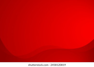 Red and black shadow wave modern background for corporate concept, template, poster, brochure, website, flyer design. Vector illustration