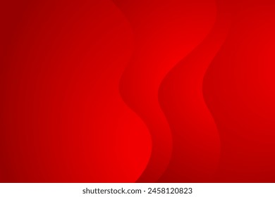 Red and black shadow wave modern background for corporate concept, template, poster, brochure, website, flyer design. Vector illustration