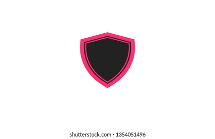 
red and black shield for guard