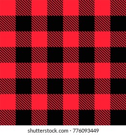 Red and Black Squares Pattern