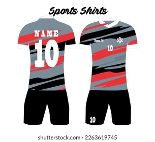 Vector de camiseta de la FRANJA NEGRA ROJA, diseño de ilustración.
