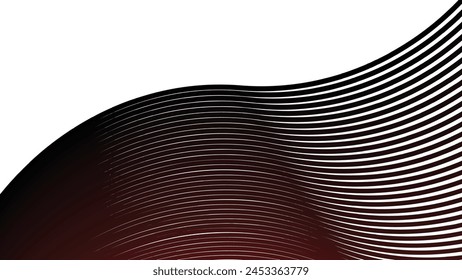 Imagen de Vector de Fondo de pantalla abstracto de la línea de las rayas negras rojas para el telón de fondo o el estilo de la tela