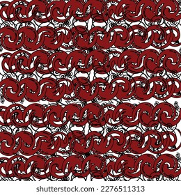 Red And Black Swirl Background
