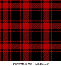 Red and black tartan plaid Scottish seamless pattern.Texture from plaid, tablecloths, clothes, shirts, dresses, paper, bedding, blankets and other textile products. 