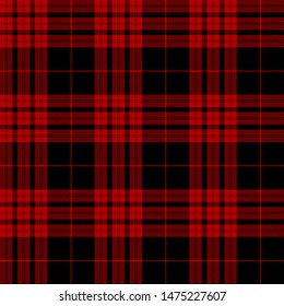 Red and black tartan plaid Scottish seamless pattern.Texture from plaid, tablecloths, clothes, shirts, dresses, paper, bedding, blankets and other textile products.