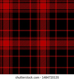 Red and black tartan plaid Scottish seamless pattern.Texture from plaid, tablecloths, clothes, shirts, dresses, paper, bedding, blankets and other textile products.Christmas concept.