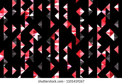 Red and black triangle abstract background vector
