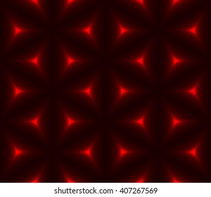 Red and black triangle low polygon seamless background