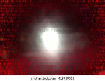 Red black triangular and dot abstract background