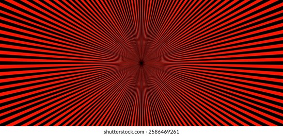 Red and black vector background with rays
