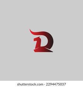 elemento del logotipo del vector negro rojo