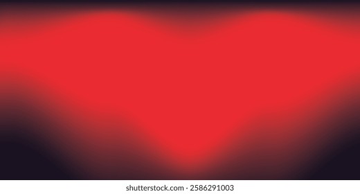 Red black wave background with mesh gradient effect