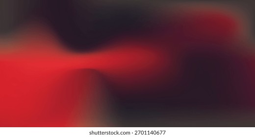 Fondo de onda negro rojo con efecto de degradado de malla. Ilustración vectorial
