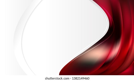 Red and Black Wave Business Background