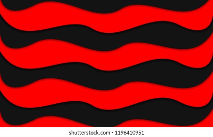 red black wavy background