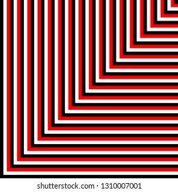 Red, Black and White abstract background. Fashion graphics.