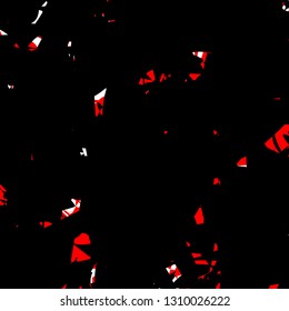 Red, Black and White abstract background. Fashion graphics.
