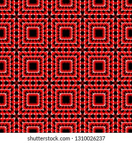 Red, Black and White abstract background. Fashion graphics.