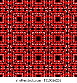 Red, Black and White abstract background. Fashion graphics.
