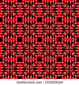 Red, Black and White abstract background. Fashion graphics.