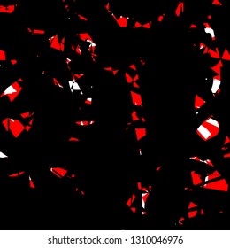 Red, Black and White abstract background. Fashion graphics.