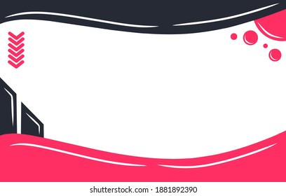 red, black, and white background.  Abstract modern background for your design, poster.  Eps vector landscape background