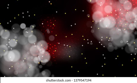 Red Black and White Defocused Background
