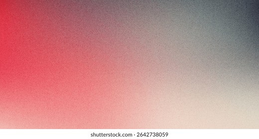 Red black white grainy gradient background noise texture abstract poster banner design
