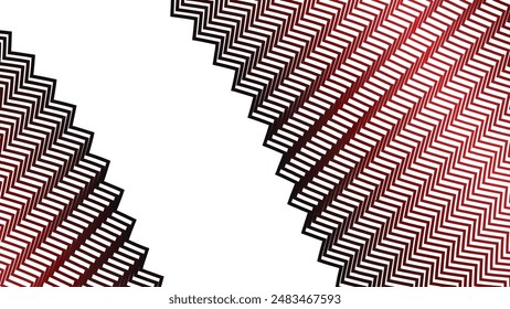 Red and black zigzag seamless pattern abstract background for backdrop or presentation