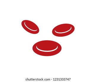 Red Blood Cell Logo Vector Icon Stock Vector (Royalty Free) 1231333747 ...