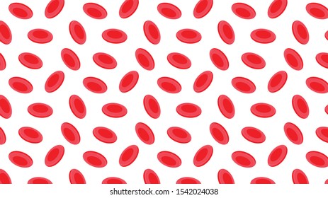 Red blood cell pattern wallpaper. free space for text. copy space. background.