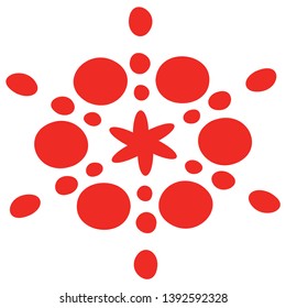 Red blood cells. vector illustration