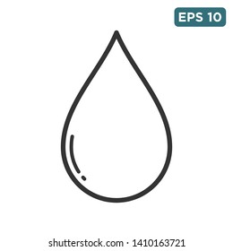 red blood drop icon vector design template