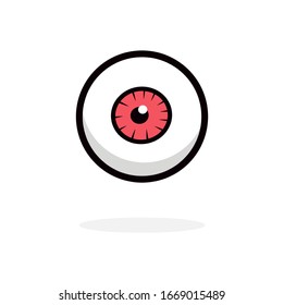 vector del ojo rojo