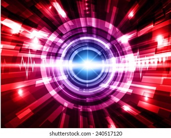 Red blue Abstract Technology background for computer graphic website and internet. Light