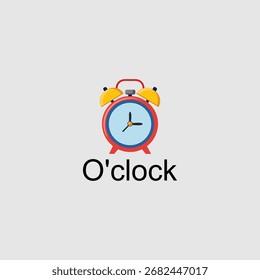 Reloj despertador rojo y azul