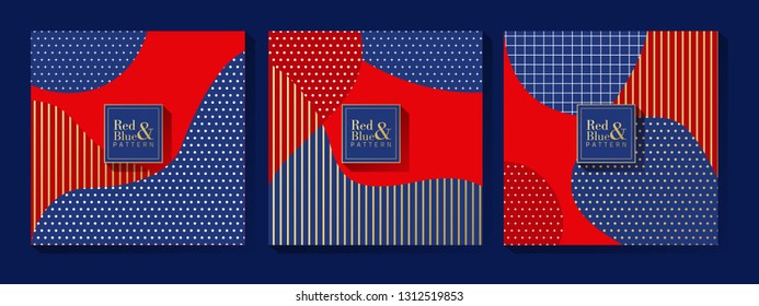 Red and Blue Background
