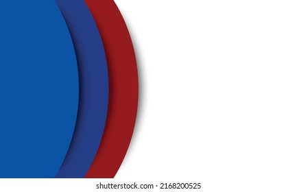 roter und blauer Hintergrund Abstrakte amerikanische Farbe Patriotische Symbole Rahmen mit Kopienraum für Texthintergrund.


