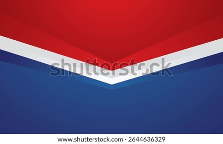 Red blue background with abstract geometry