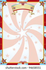 roter und blauer Hintergrund, Zirkus. Nur ein Hintergrund für ein Poster