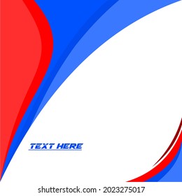 red blue background vector can be used for business