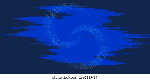 Fondo abstracto azul. Composición de Formas dinámicas. Vector Eps10