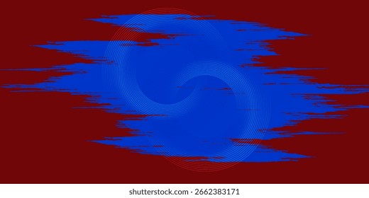 Fondo abstracto azul. Composición de Formas dinámicas. Vector Eps10