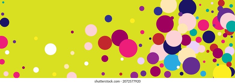 Red Blue Beige Dark Vibrant Pattern. Vivid Circles Pink Color Rainbow Children Illustration. Purple Indigo Green Kids Multicolor Wallpaper. Play Pastel Violet White Yellow Bright Composition.