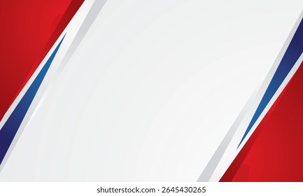 Red and blue border sports style background