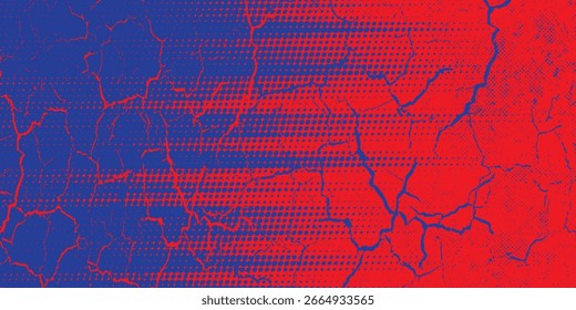 red and blue brush wrap car sticker pattern abstract banner sporty lines red and blue color combination grunge brush pattern motorsport racing design, Eps 10.