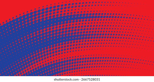 rote und blaue Bürste Wrap Auto Aufkleber Muster abstrakte Banner sportliche Linien rot und blau Farbkombination Grunge Bürste Muster Motorsport Rennsport Design, Eps 10.