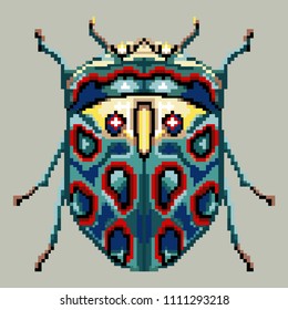 red blue bug