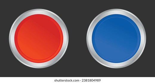 Rot-Blau-Tasten-Vektor