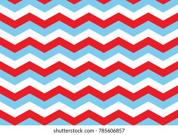 Red and Blue Chevron Background